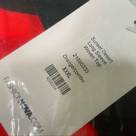 Fashion Nova Mens Sunset Desert Long Sleeve Western Button Up Shirt - Picture 6 of 8